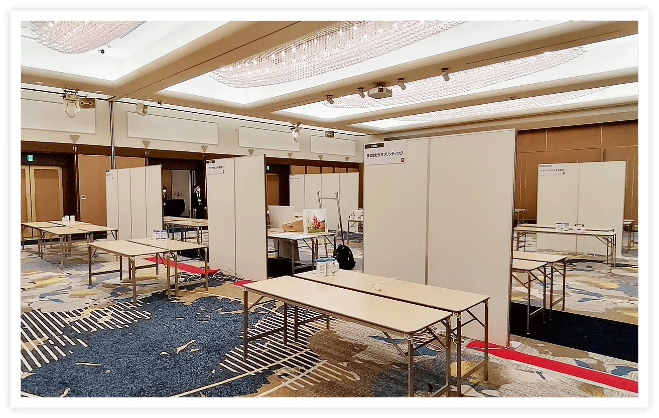 佐賀新聞社様 イベント看板一式・イベント展示コーナー設営